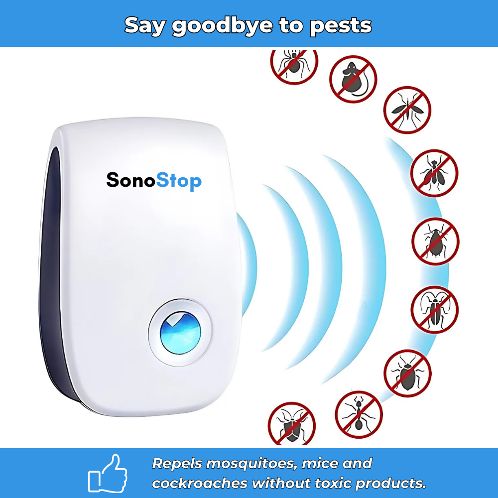 SonoStop - Ultrasonic rodent and insect repellent