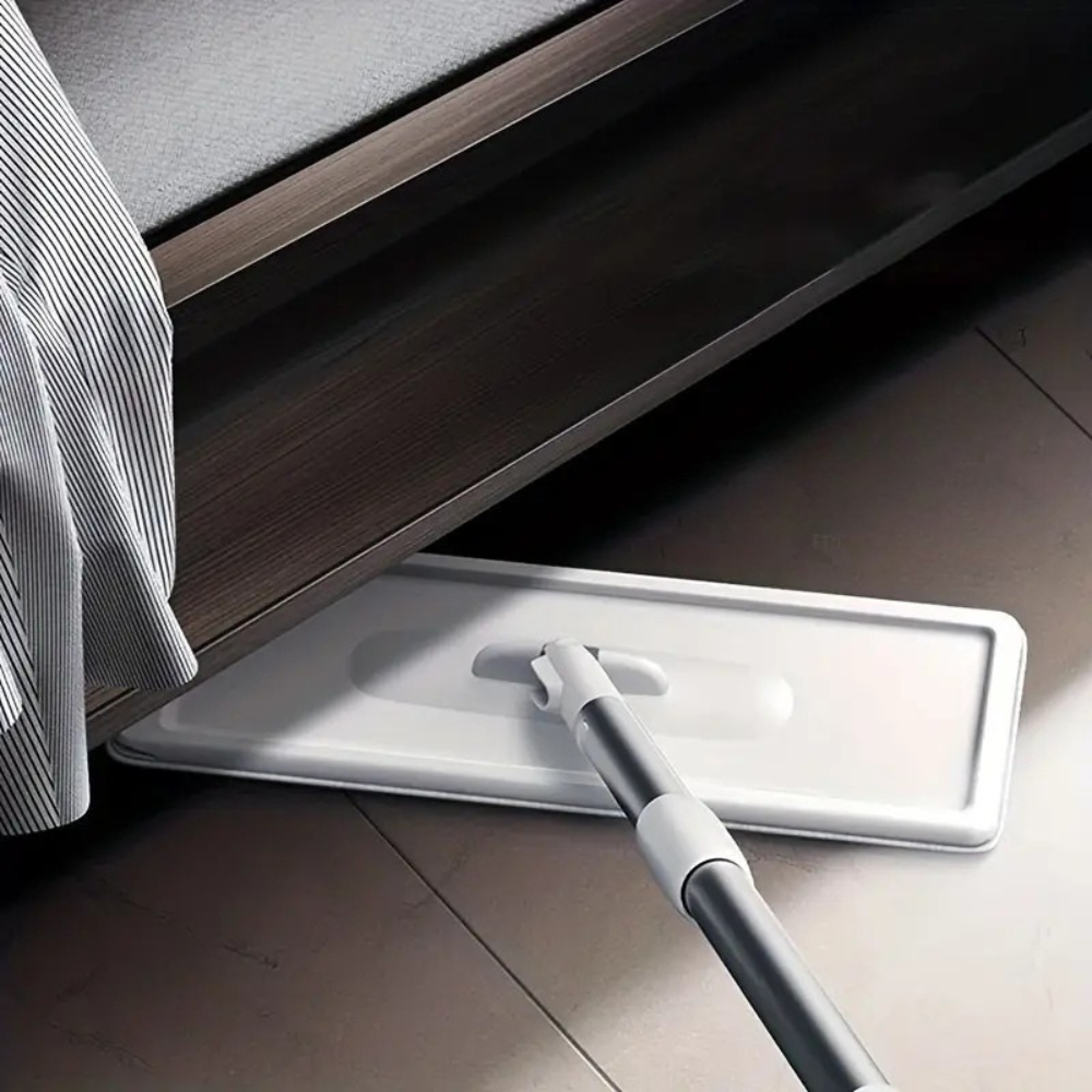 CrystalMop Flat Mop with 360° Spin Bucket