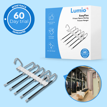 EasyFlex – 5-Layer Space-Saving Trouser Hanger