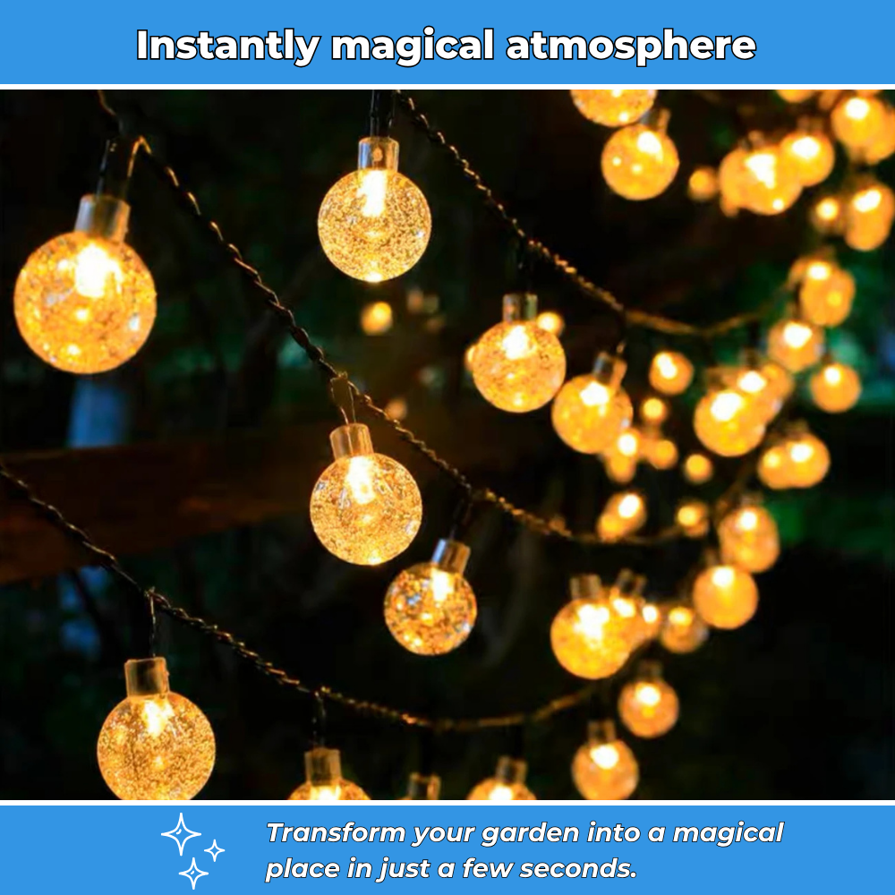 Solar garland - Illuminate your outdoor evenings