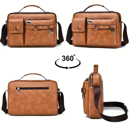 Men’s Multi-Compartment Crossbody Bag