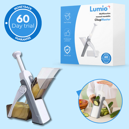 ChopMaster – Multifunction Manual Mandoline in Stainless Steel