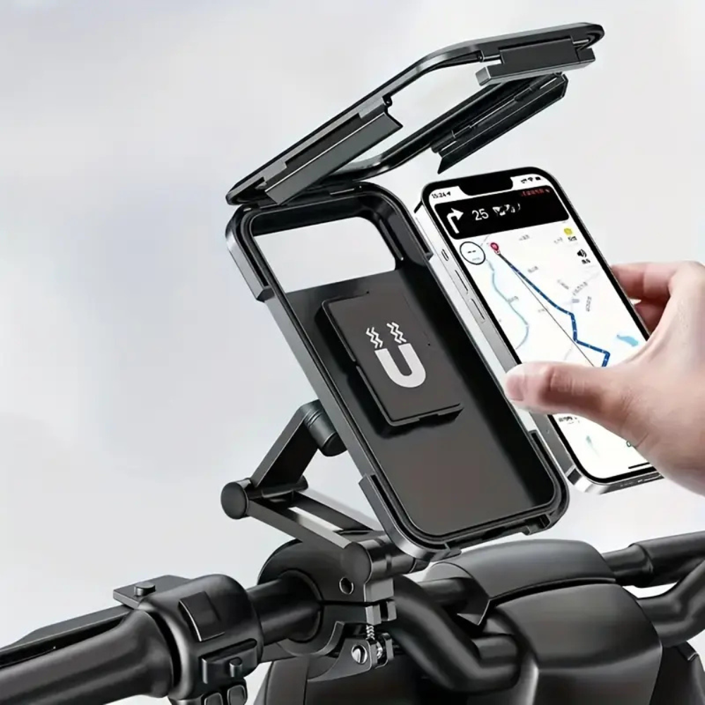 Waterproof magnetic bicycle phone holder – Secure GPS mounting