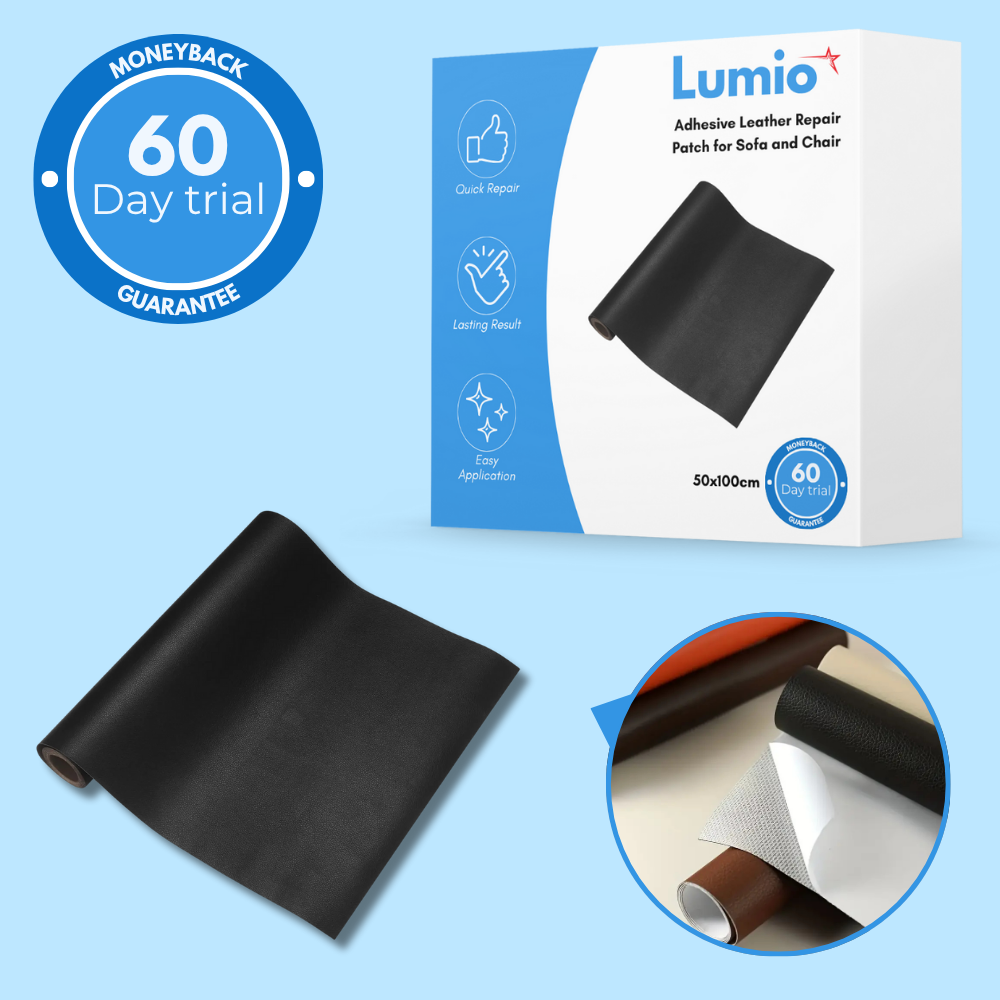 Leather Repair Patch 50x100cm – Self-Adhesive Sofa, Chair & Bike Saddle Repair