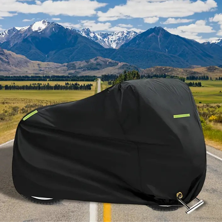 210D waterproof and UV-resistant motorbike cover