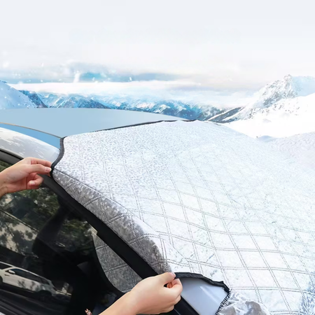 All-Season Car Windscreen Cover Winter Summer Anti-Snow Anti-Frost Anti-UV