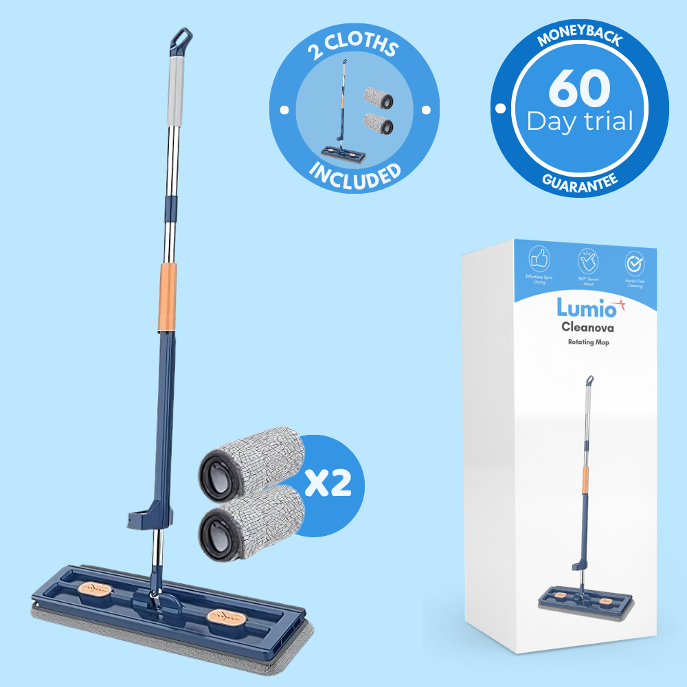 FlexiClean 360 – Rotating Mop with Hands-Free Spin Bucket