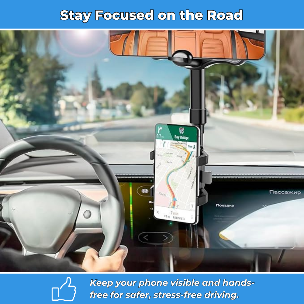 VisionGrip 360 – Adjustable Car Phone Holder