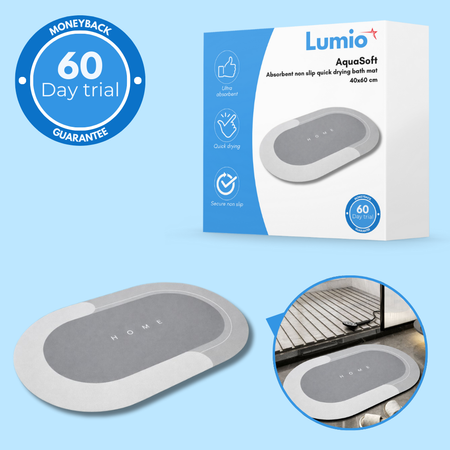 AquaSoft – Absorbent non slip quick drying bath mat 40x60 cm