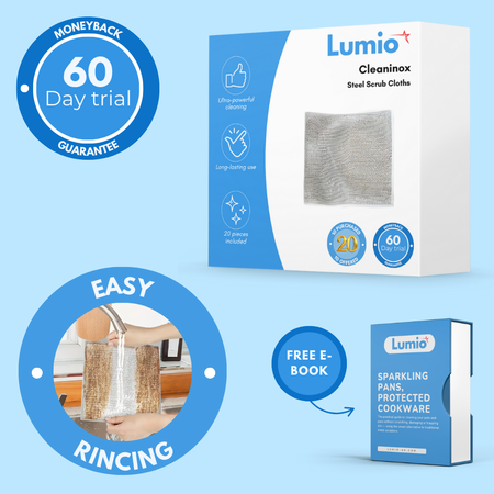 Cleaninox - Powerful, long-lasting stainless steel scouring cloths