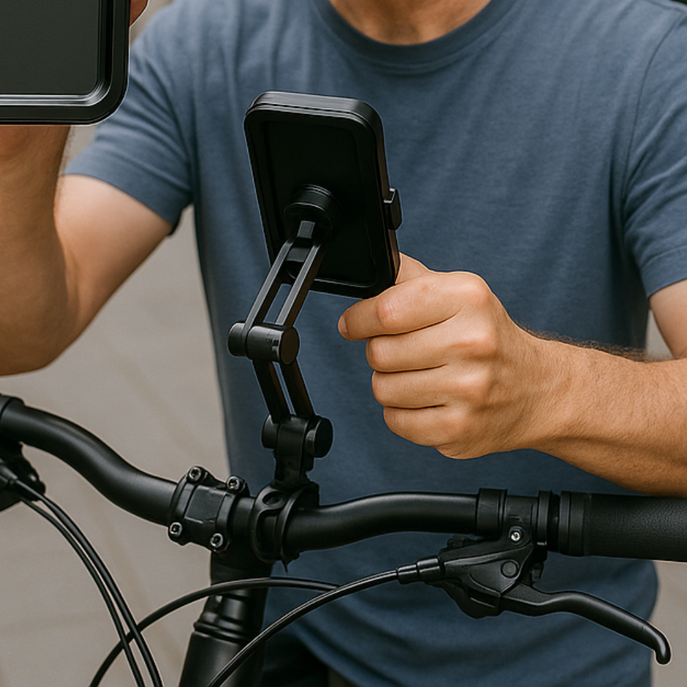 Waterproof magnetic bicycle phone holder – Secure GPS mounting