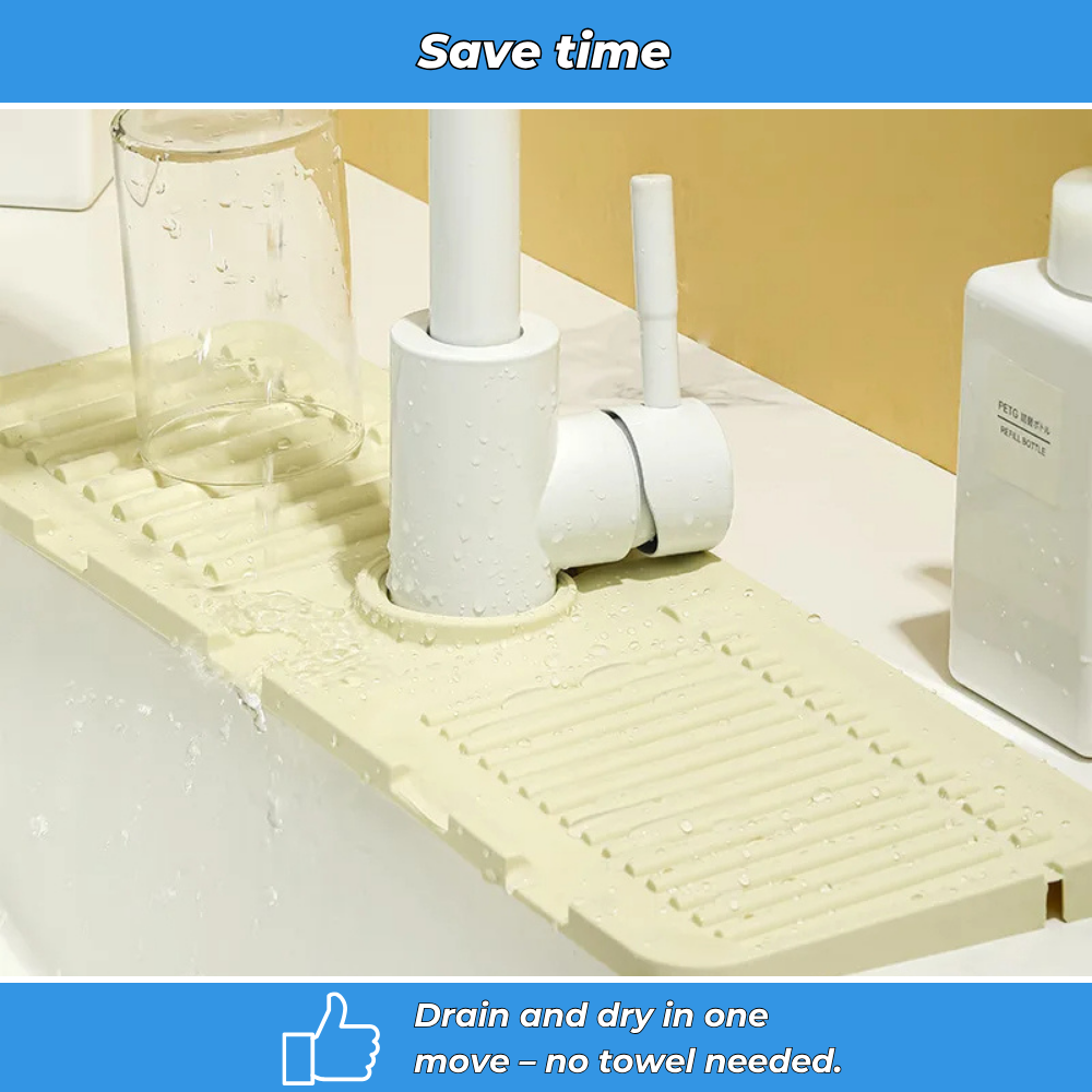 Foldable Silicone Draining Mat – Heat-Resistant