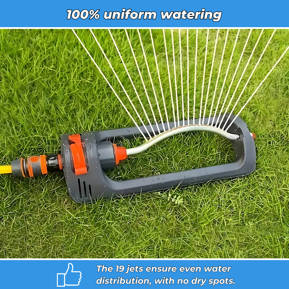 AquaSwing - 19-jet automatic oscillating sprinkler