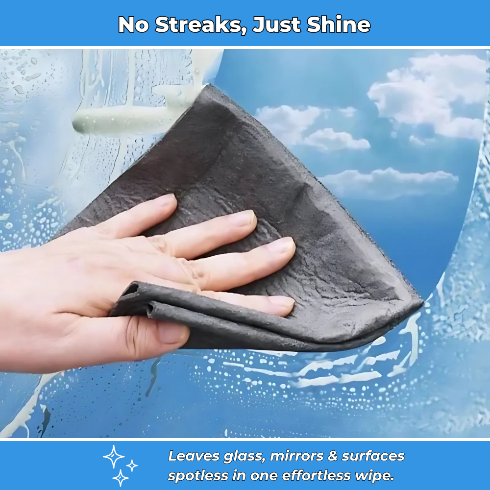 MagicClean - Microfiber cloth for streak-free windows and surfaces