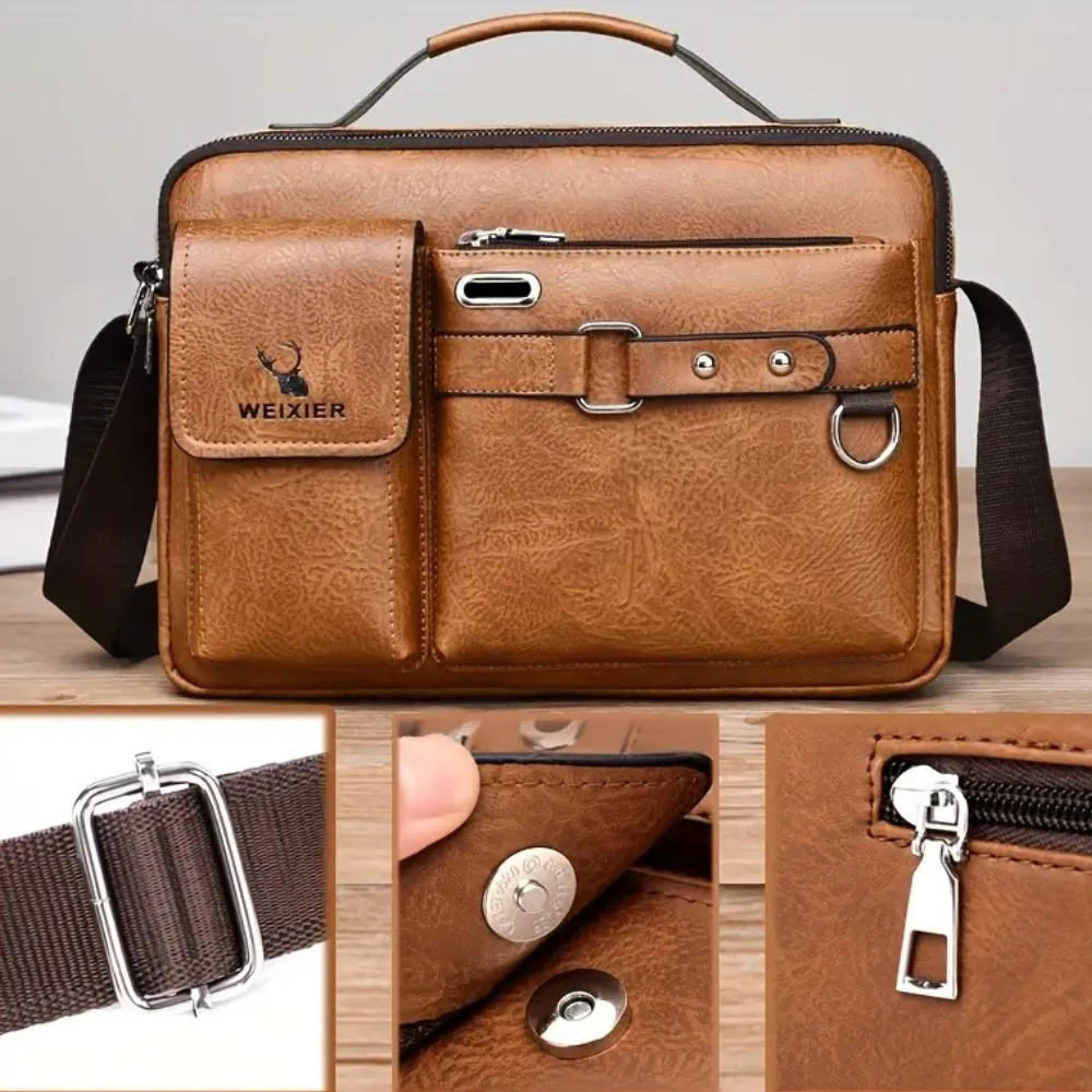 Men’s Multi-Compartment Crossbody Bag
