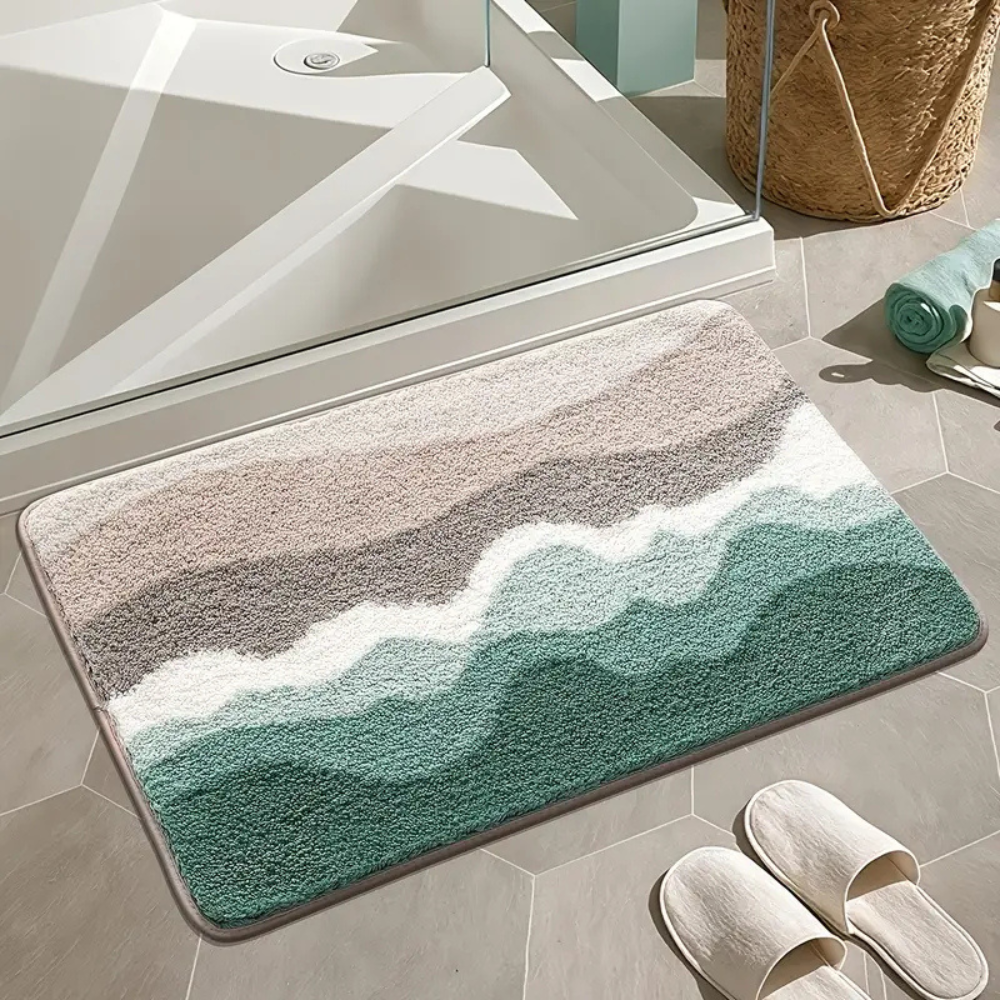Non-slip beach bath mat