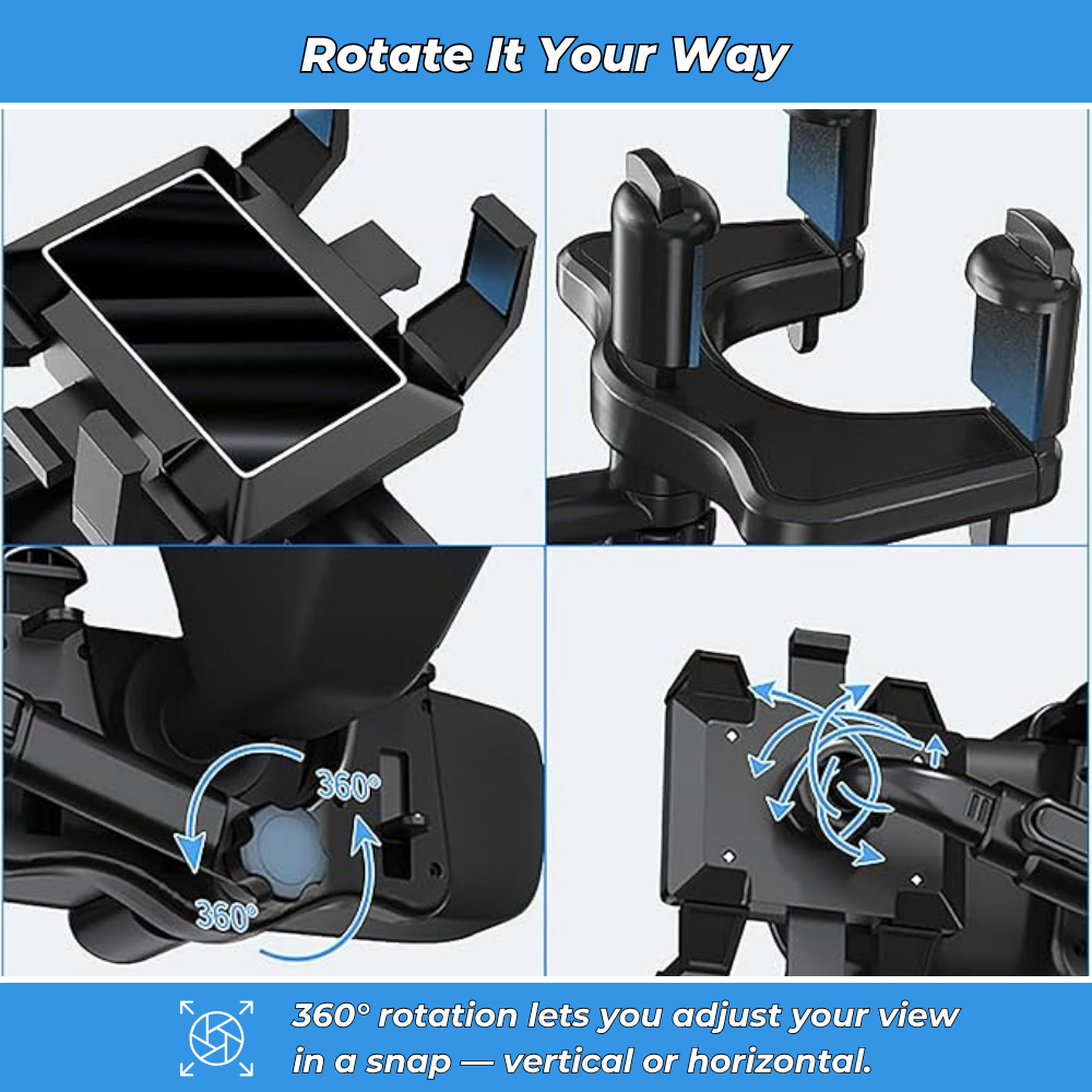 VisionGrip 360 – Adjustable Car Phone Holder