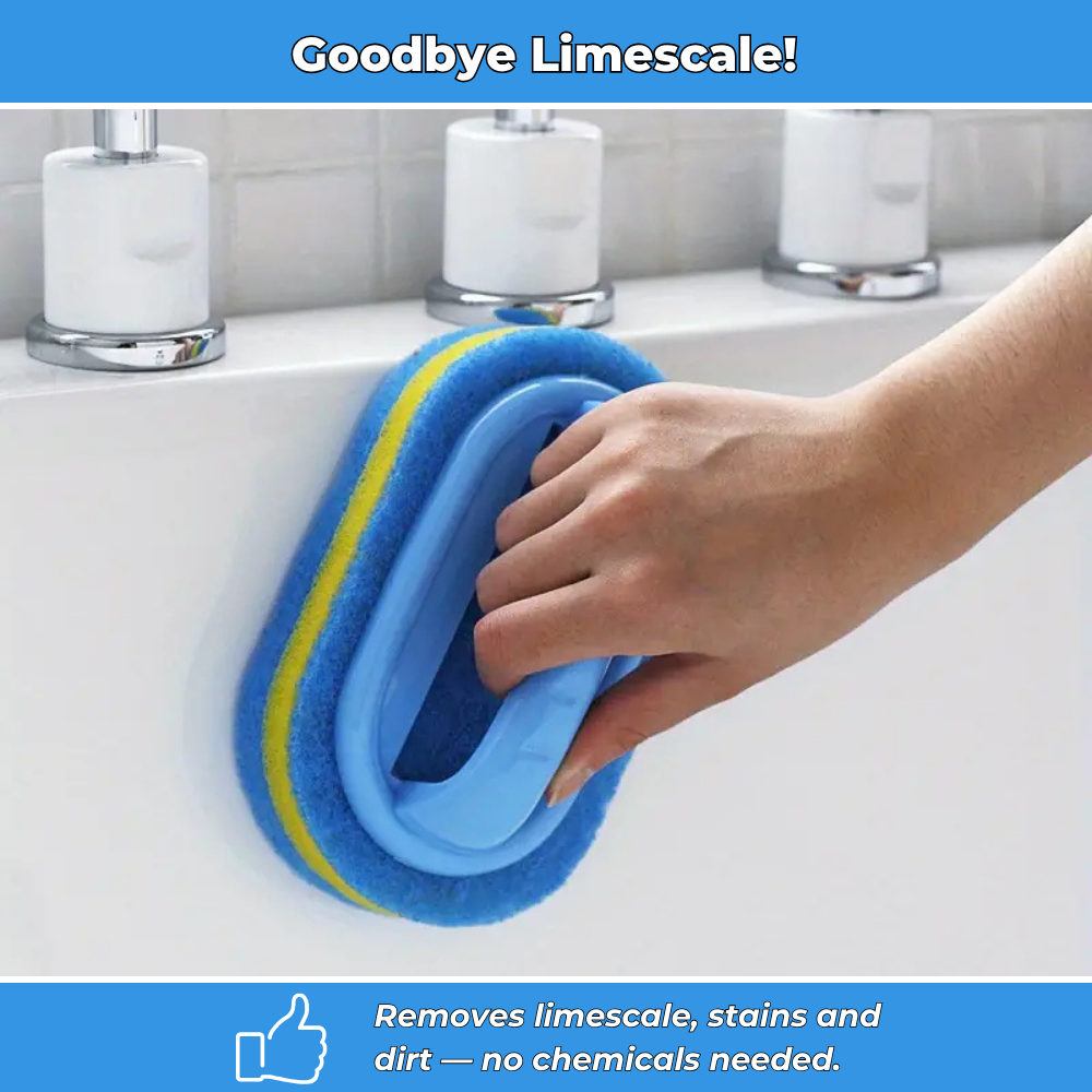 TotalClean – Magic Anti-Limescale Sponge for Bathroom and Kitchen