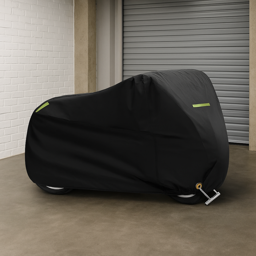 210D waterproof and UV-resistant motorbike cover