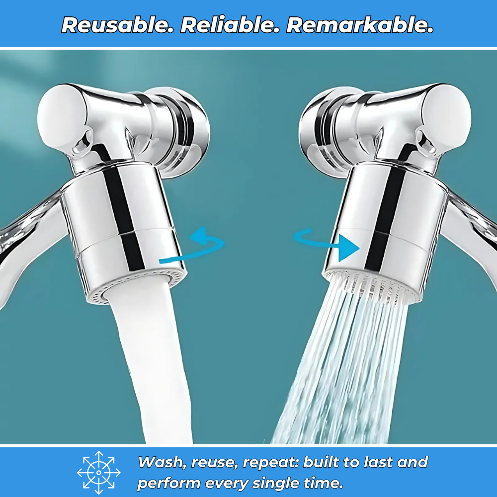 Aquaflex - Universal Rotating Faucet Adapter