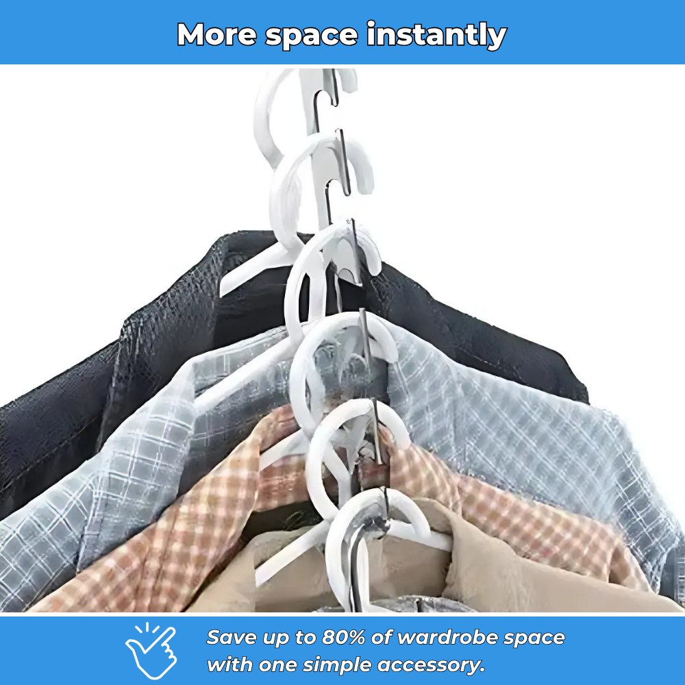 Stainless Steel Clothes Hanger Organizer