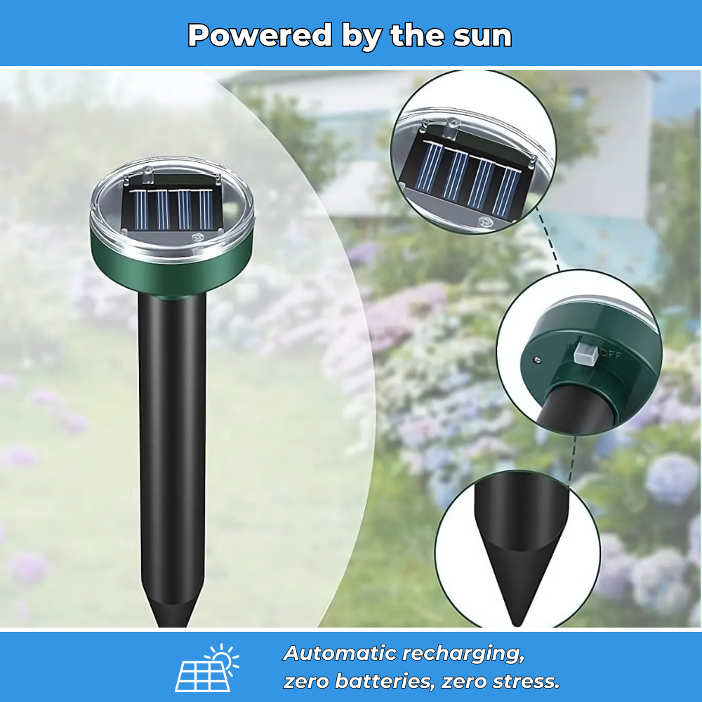 Ultrasonic anti-mole sun repellent (Set of 2)