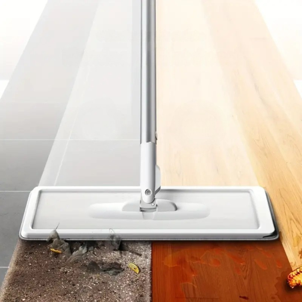 CrystalMop Flat Mop with 360° Spin Bucket