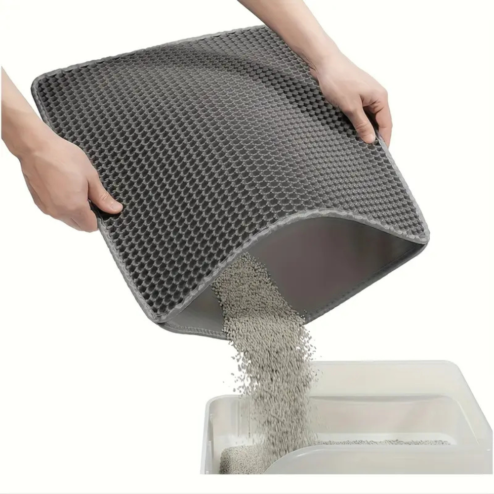 Double-Layer Cat Litter Trapping Mat