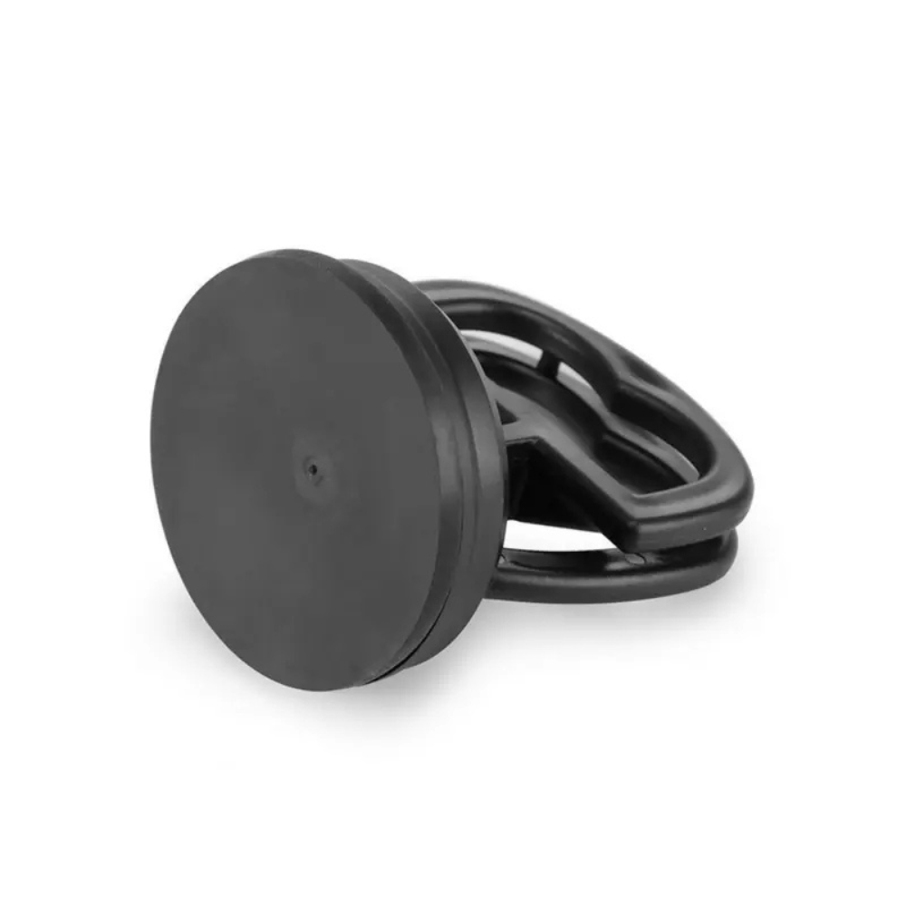 Powerful mini suction cup for quick dent removal