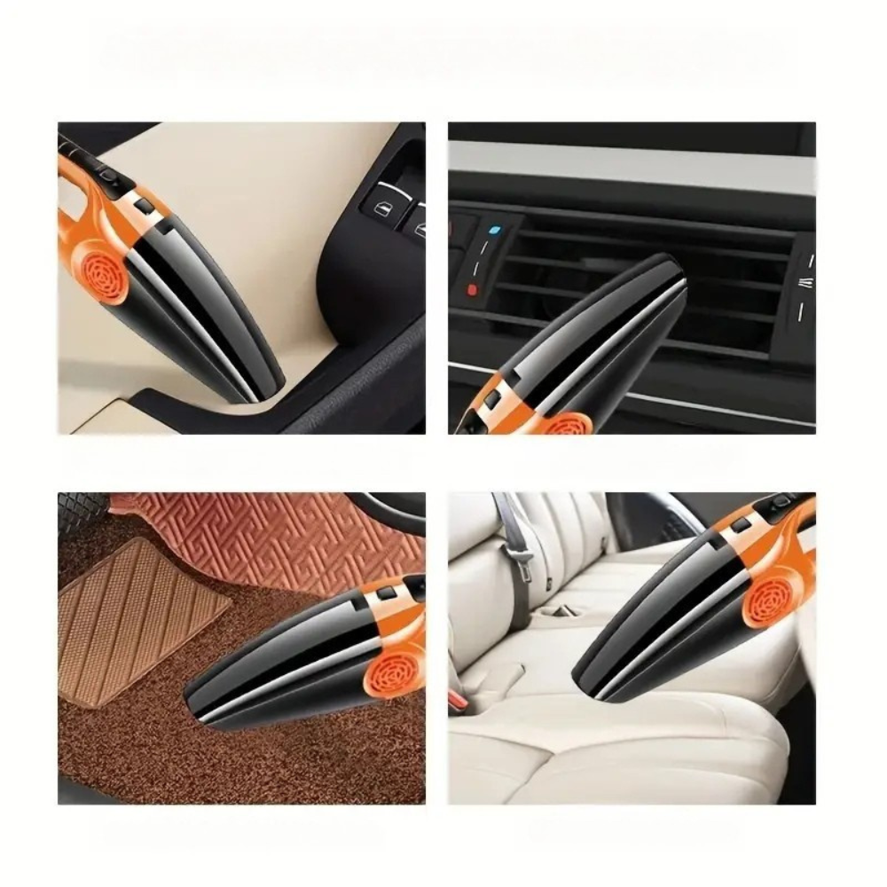Compact dual-use car vacuum