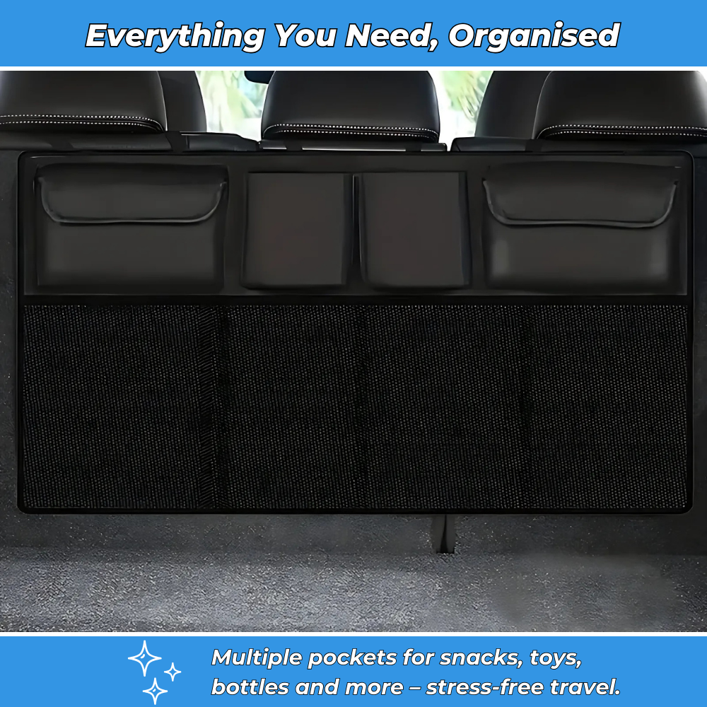 Back Seat Car Organizer with Spill-Resistant Design