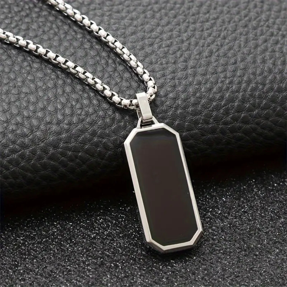 Minimalist Men’s Stainless Steel Necklace