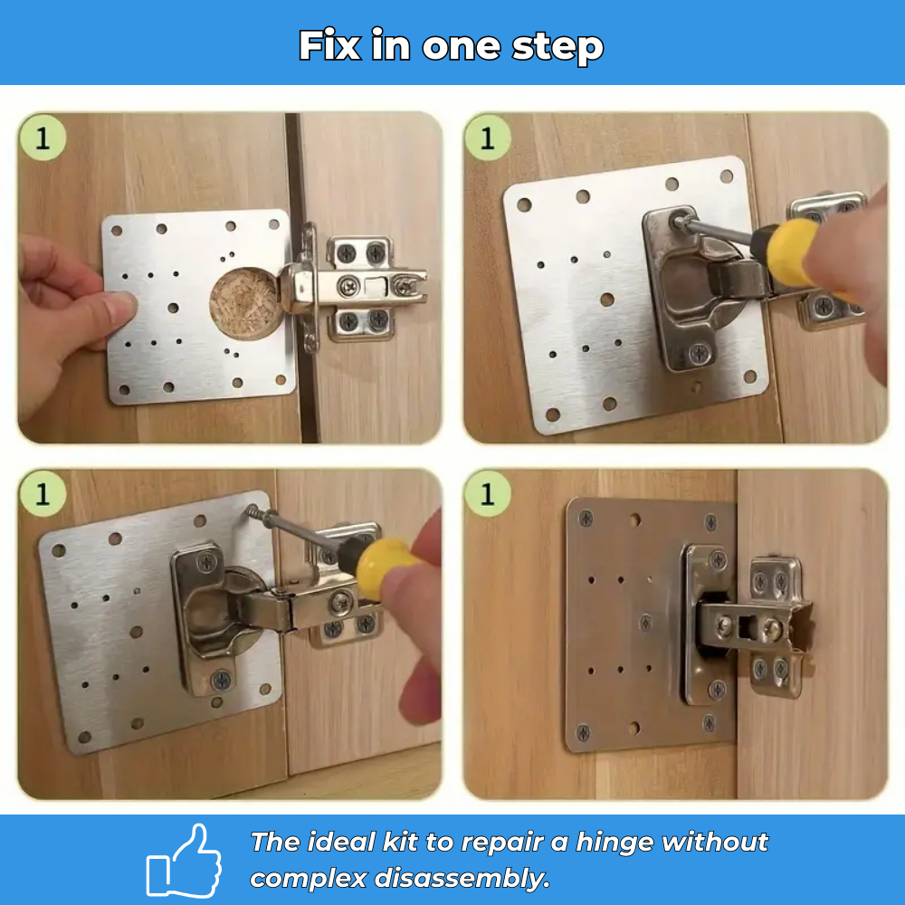 EasyFix – Robust Repair Kit for Cabinet Hinges and Kitchen Furniture