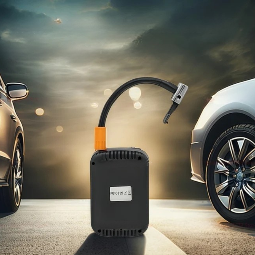 Portable cordless air compressor – Tyre inflator