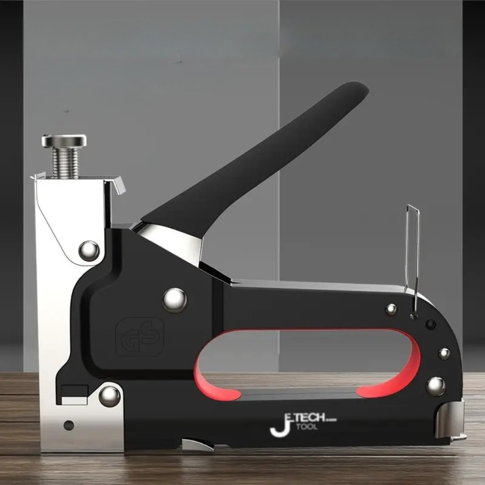 Robust 4-in-1 manual nail gun without electricity for DIY, furniture and construction