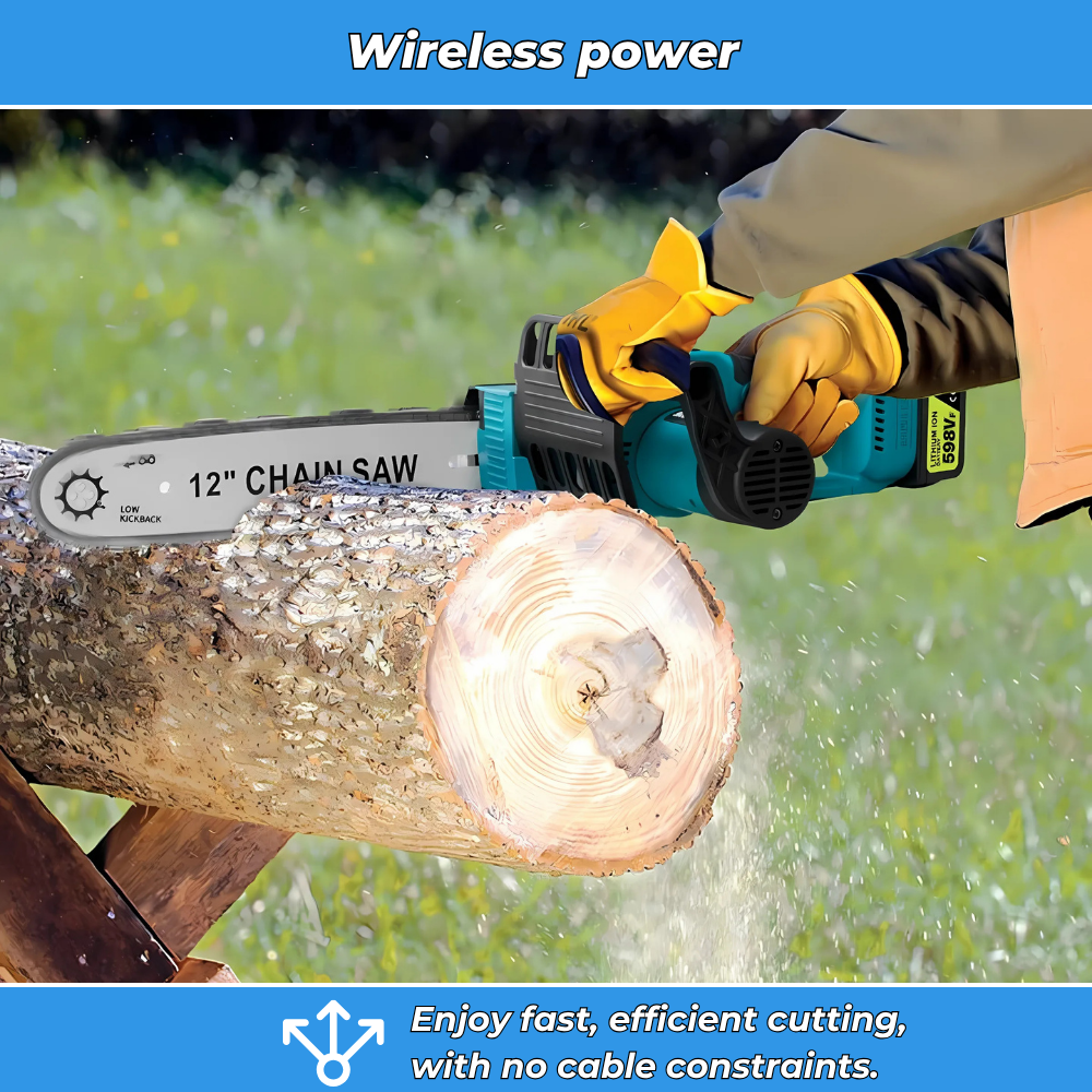 V60 PRO - Powerful, compact cordless electric chainsaw