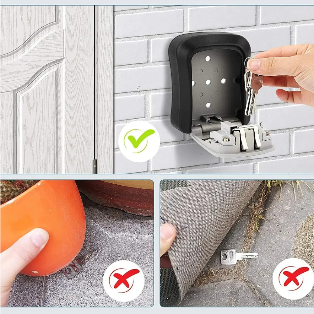 AirLock’PRO – Secure Outdoor Wall-Mounted Key Box with 4-Digit Code