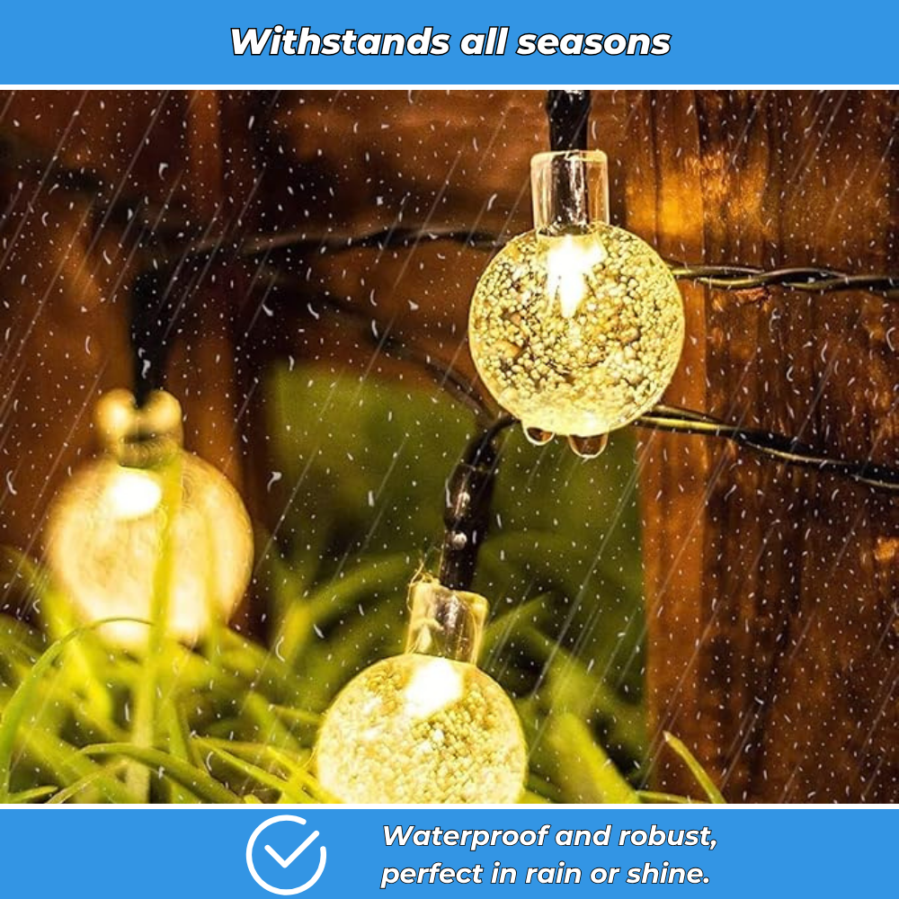 Solar garland - Illuminate your outdoor evenings