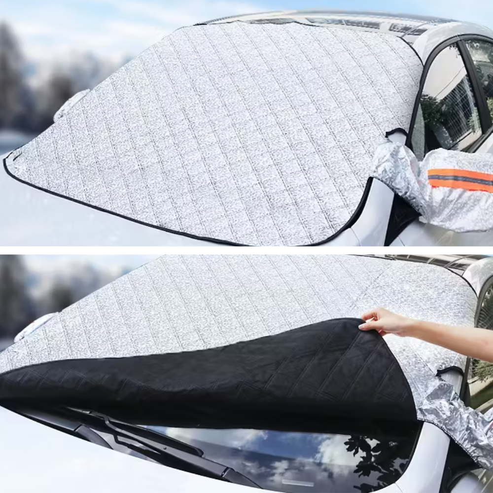 All-Season Car Windscreen Cover Winter Summer Anti-Snow Anti-Frost Anti-UV