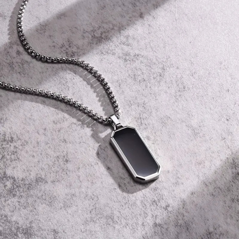 Minimalist Men’s Stainless Steel Necklace