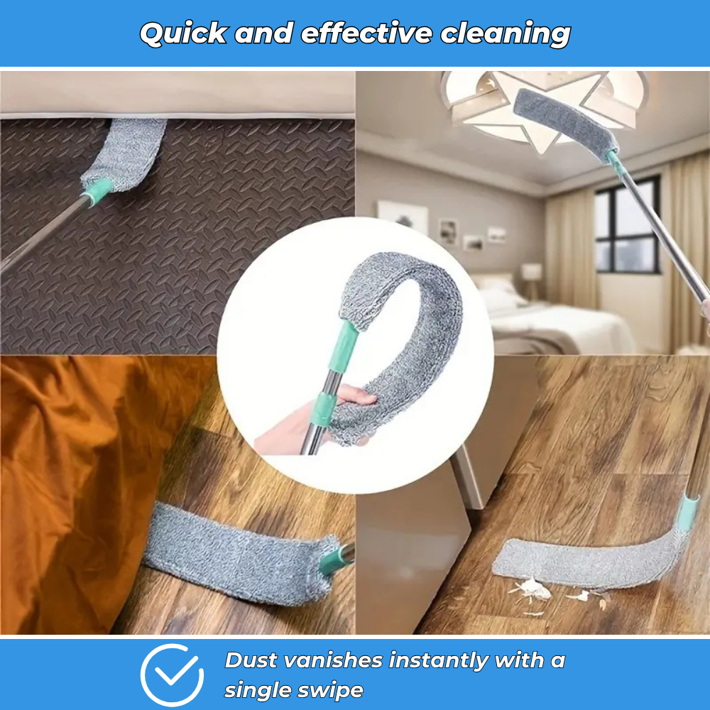 Telescopic Flat Duster for Hard-to-Reach Spaces