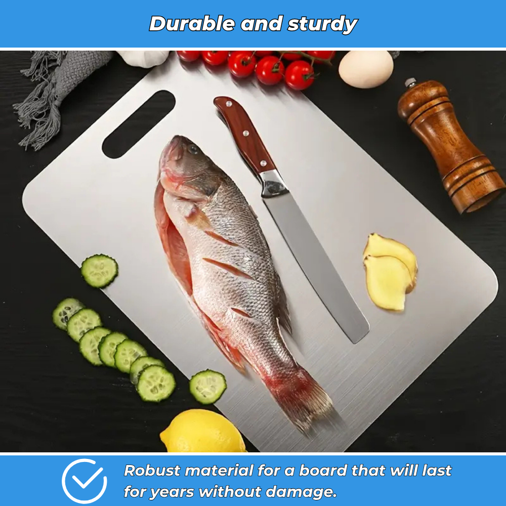 PureCut™ | Antibacterial titanium cutting board | Durable and hygienic