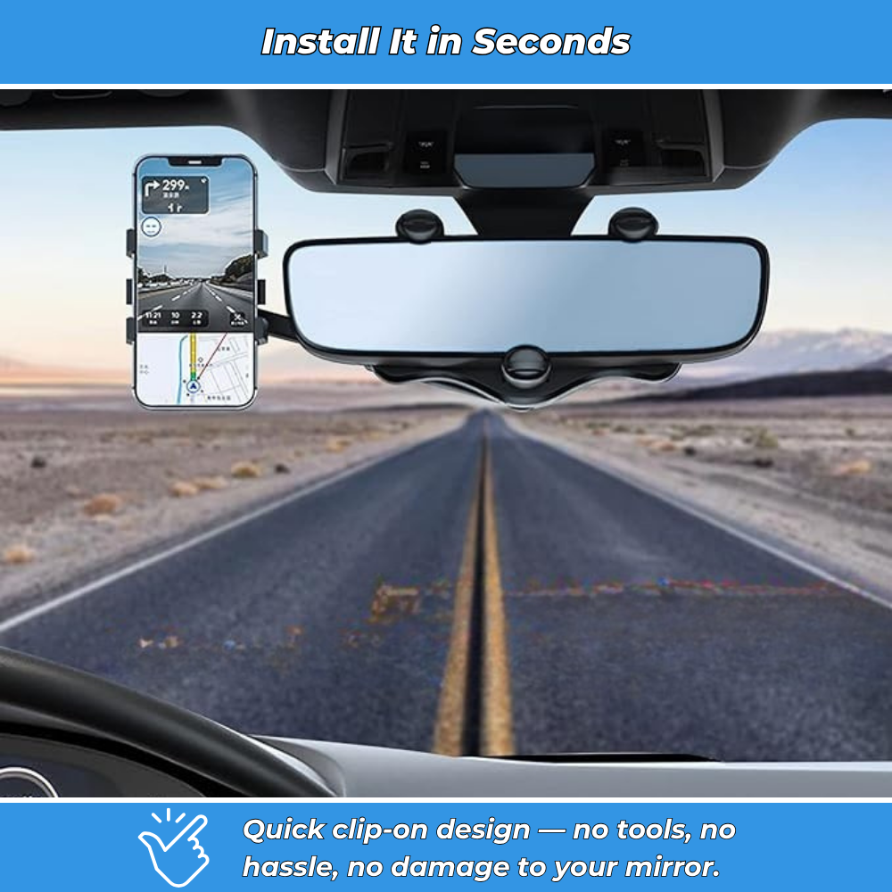 VisionGrip 360 – Adjustable Car Phone Holder