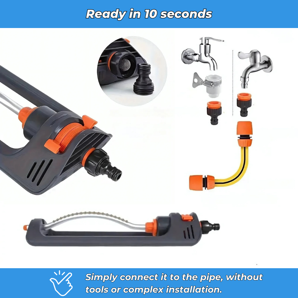 AquaSwing - 19-jet automatic oscillating sprinkler