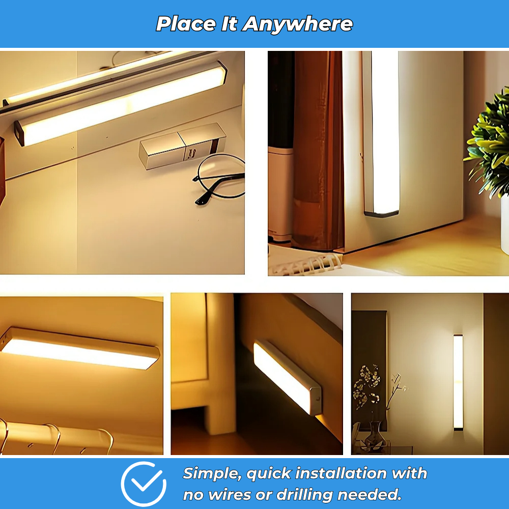 LumiFlex – Wireless LED Light with Built-in Motion Sensor