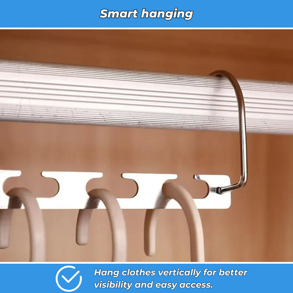 Stainless Steel Clothes Hanger Organizer
