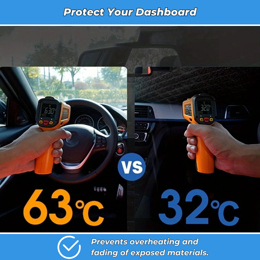 SunBloc – Foldable Car Sunshade, Thermal &amp; UV Protection