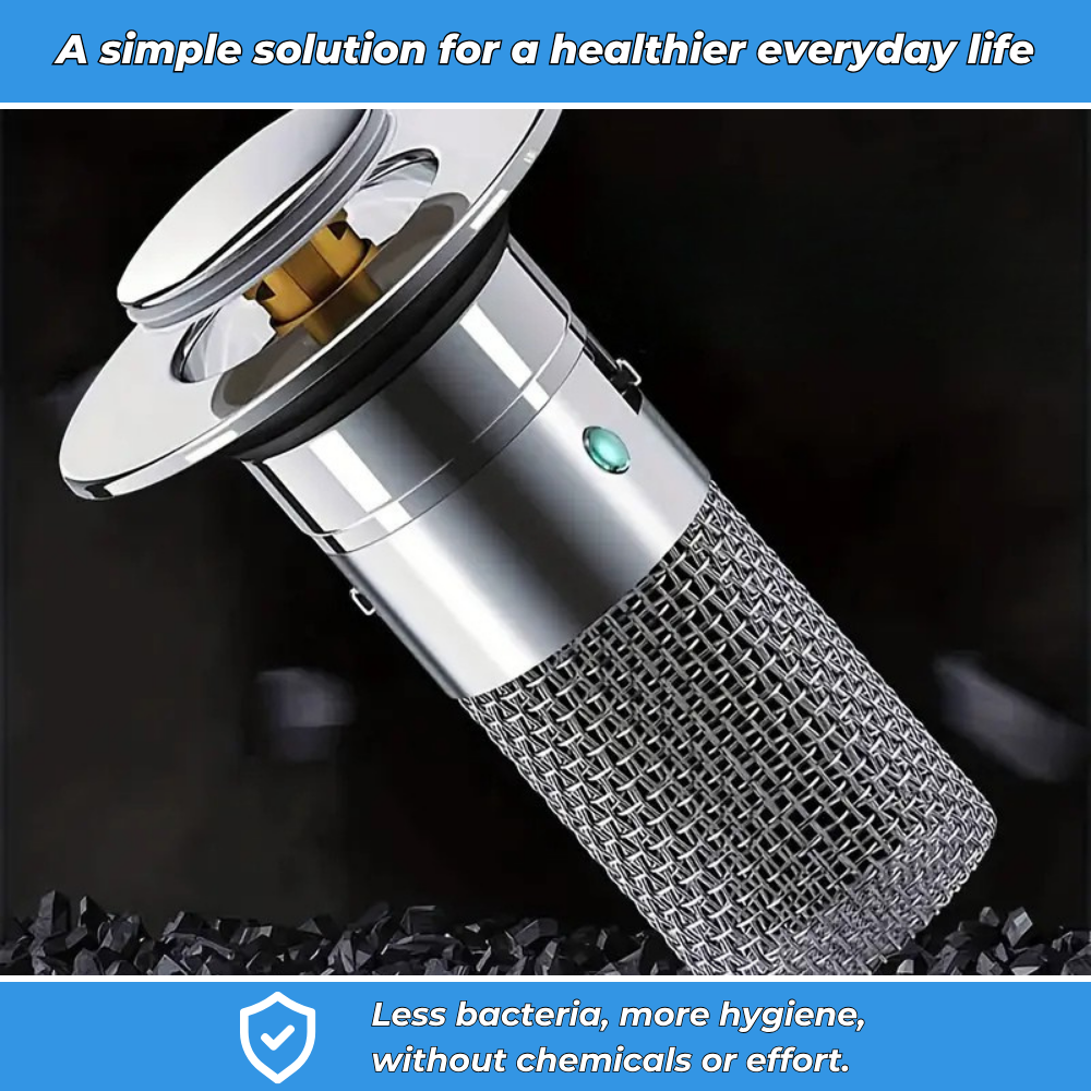 Washbasin plug with filter basket