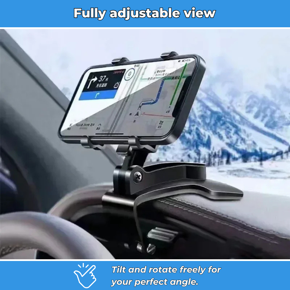 ClipHold – Phone Holder with Clip Fixing for Dashboard
