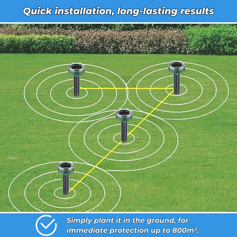 Ultrasonic anti-mole sun repellent (Set of 2)